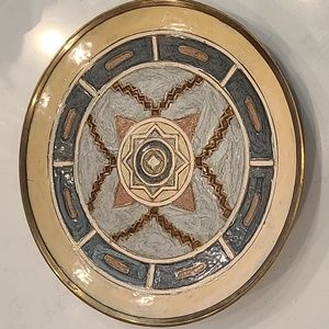 Copper Decorative 8 inch plate